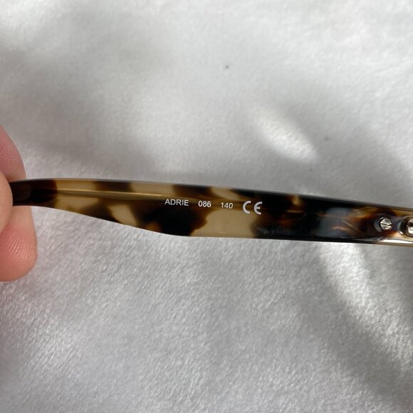 Kate Spade Adrie 086 DARK HAVANA Cat Eye Eyeglasses Frames 53-16-140 - Picture 8 of 9